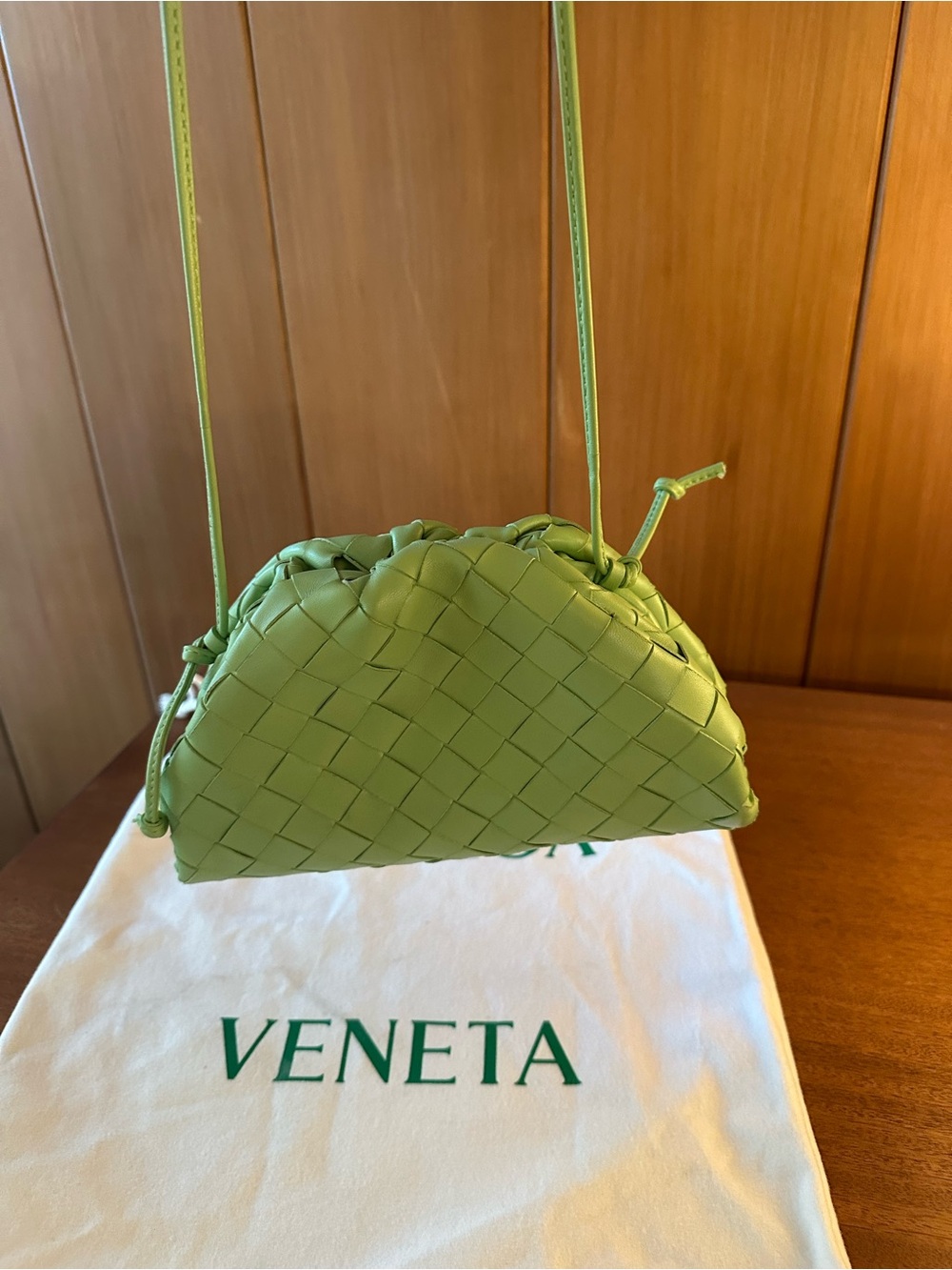 Bottega Veneta Pistachio Intrecciato Mini Pouch - Picture 5 of 5